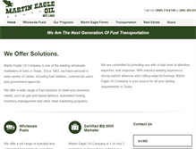 Tablet Screenshot of martineagle.com